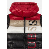 Guess Boys Padded Long Sleeve Puffer Jacket In Black