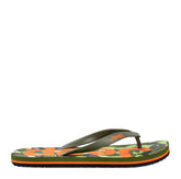 Jeep Unisex Renegade Flip Flops In Olive Multi