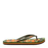 Jeep Unisex Renegade Flip Flops In Olive Multi