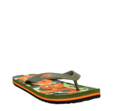 Jeep Unisex Renegade Flip Flops In Olive Multi