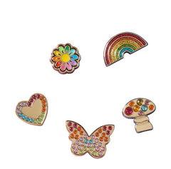 Crocs 10013261 Rainbow Elvtd Festival 5 Pack Neutral