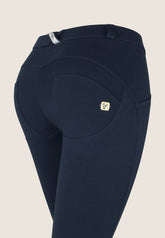 Freddy Womens Skinny Push Up Trousers In Dark Sapphire Blue