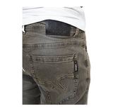Soviet Mens Trooper Slim Leg Jeans in Earth