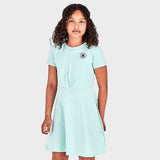Converse Girls Twist Front Dress W/Head In Light Dew