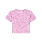 Converse Girls Floral Jacquard Dolman T-Shirt In Grape