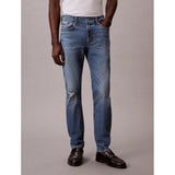 Calvin Klein Mens Slim Taper Medium Shower Jeans In Denim Blue