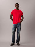 Calvin Klein Mens Easy Monogram T-Shirt In Red