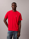 Calvin Klein Mens Easy Monogram T-Shirt In Red