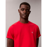 Calvin Klein Mens Easy Monogram T-Shirt In Red