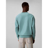 Calvin Klein Mens Premium Terry Monologo Sweatshirt In Teal