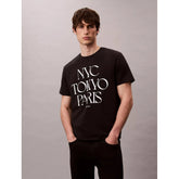 Calvin Klein Ckjm Ss 20S Tc Flagship City Grahic Tee Black