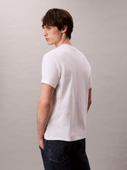 Calvin Klein Ckjm Ss 20S Tc Flagship City Grahic Tee White