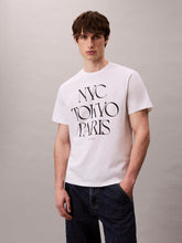 Calvin Klein Ckjm Ss 20S Tc Flagship City Grahic Tee White