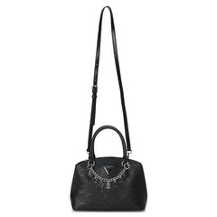 Guess Womens Jeanine Satchel In Black