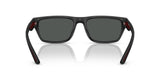 Emporio Armani Mens Full Rim Sunglasses In Black/Maroon