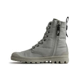 Palladuim Womens Pampa Hi Overcush Shoes In Soft Green