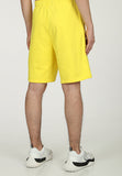 Just Cavalli 76Oade00 Cf100 Cotton Fleece Shorts Yellow