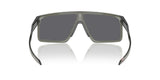 Oakley Mens Heliux Shield Sunglasses In Transparent Grey