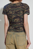 Diesel Ladies T-Uncutie-Long T-Shirt In Multicolour