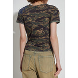 Diesel Ladies T-Uncutie-Long T-Shirt In Multicolour