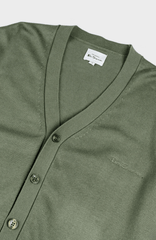 Bensherman Mens Olive Night Knit Cardigan
