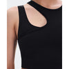 On Womens Studio Asymmetric Crop In Black