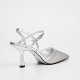 Butterfly Feet Ladies Catrina 1 Heels In Silver