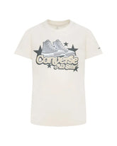 Converse Girls Retro Sneaker Graphic T-Shirt In Natural