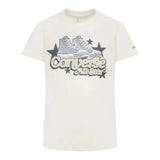 Converse Girls Retro Sneaker Graphic T-Shirt In Natural