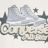 Converse Girls Retro Sneaker Graphic T-Shirt In Natural