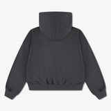 Converse Girls Relaxed Graphic Hoodie In Charcoal