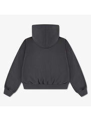 Converse Girls Relaxed Graphic Hoodie In Charcoal