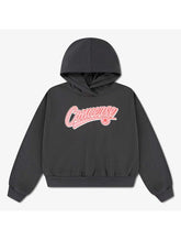 Converse Girls Relaxed Graphic Hoodie In Charcoal