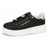Sissy Boy Womens Gabriella Sneakers With Charms In Black