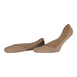 Falke Mens 2 Pack Invisible Socks In Beige