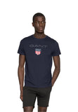 Gant 342127 Shield Ss T-Shirt Dark Blue