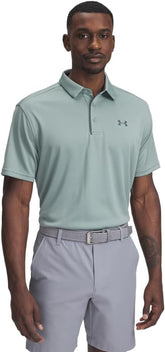Under Armour Tech Polo Mens Silica Green/Pitch Gray