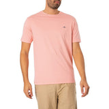 Gant Mens Regular Shield T-Shirt In Bubblegum