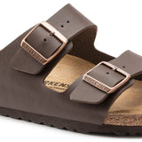 Birkenstock Unisex Adults Arizona Birko Flor Sandal In Dark Brown