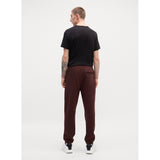 Calvin Klein Mens Graphic Joggers In Dark Brown