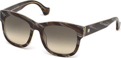 Balenciaga Brown Marble Frame Sunglasses For Women