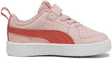 Puma Kids Rickie Ac+ Ps Shoes In Peach And White