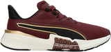 Puma Womens Pwrframe Tr Deco Glam Sneakers In Aubergine/Gold