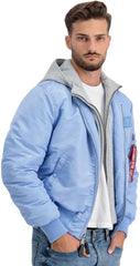 Alpha Industries Mens Ma-1 Dtec Jacket In Blue