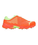 Puma Mens Spike Cricket Shoes In Orange/Yellow