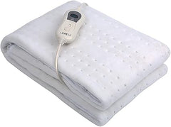 Luxell Full Electric Fitted Blanket In Neutral