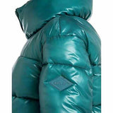 Replay Womens Puffer Jacket In Teal
