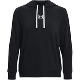 Under Armour Womens Rival Terry Hoodie In Black