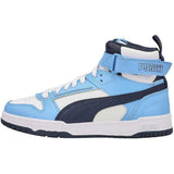 Puma Boys RBD Game Jr Sneakers In White/Club Navy/Team Blue