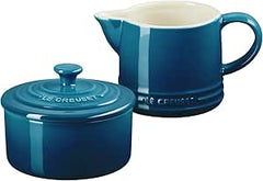 Le Creuset Cream & Sugar Set Deep Teal